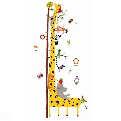 Djeco Højdemåler - Giraf 170cm