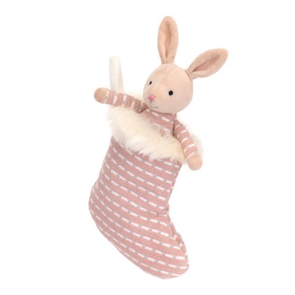 Jellycat - Julesok med kanin - 20 cm