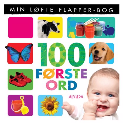 Min Løfte-flapper-bog - 100 Første Ord