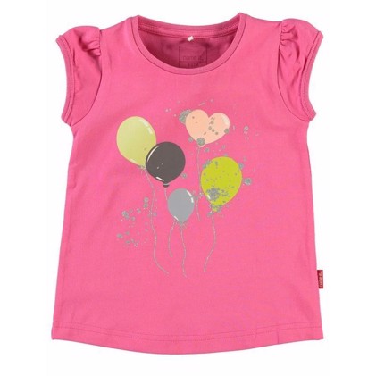 Name It T-shirt - Pink med balloner