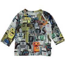 Molo - Langærmet T-shirt Ewald Robots