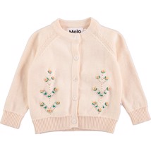 Molo - Cardigan Georgette Pearled Ivory