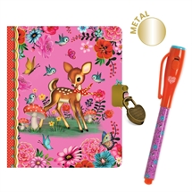 Djeco - Lovely Paper Fiona's lille dagbog m/lås og magisk pen