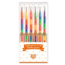 Djeco Lovely Paper 6 rainbow gel pens