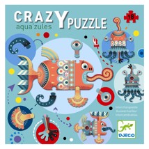 Djeco Crazy Puzzle, Plum´zules - 18 brikker