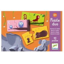 Djeco Puzzle Duo - Lærespil Mor og Barn