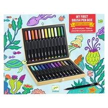 Djeco - Kreativ farver - kuffert med filtpenne