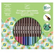 Djeco Akvarelfarveblyanter - 24 klassiske farver