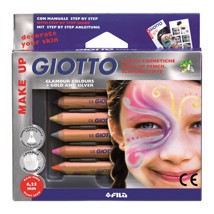Ansigtsmaling/Sminkeblyanter til børn - Glamour