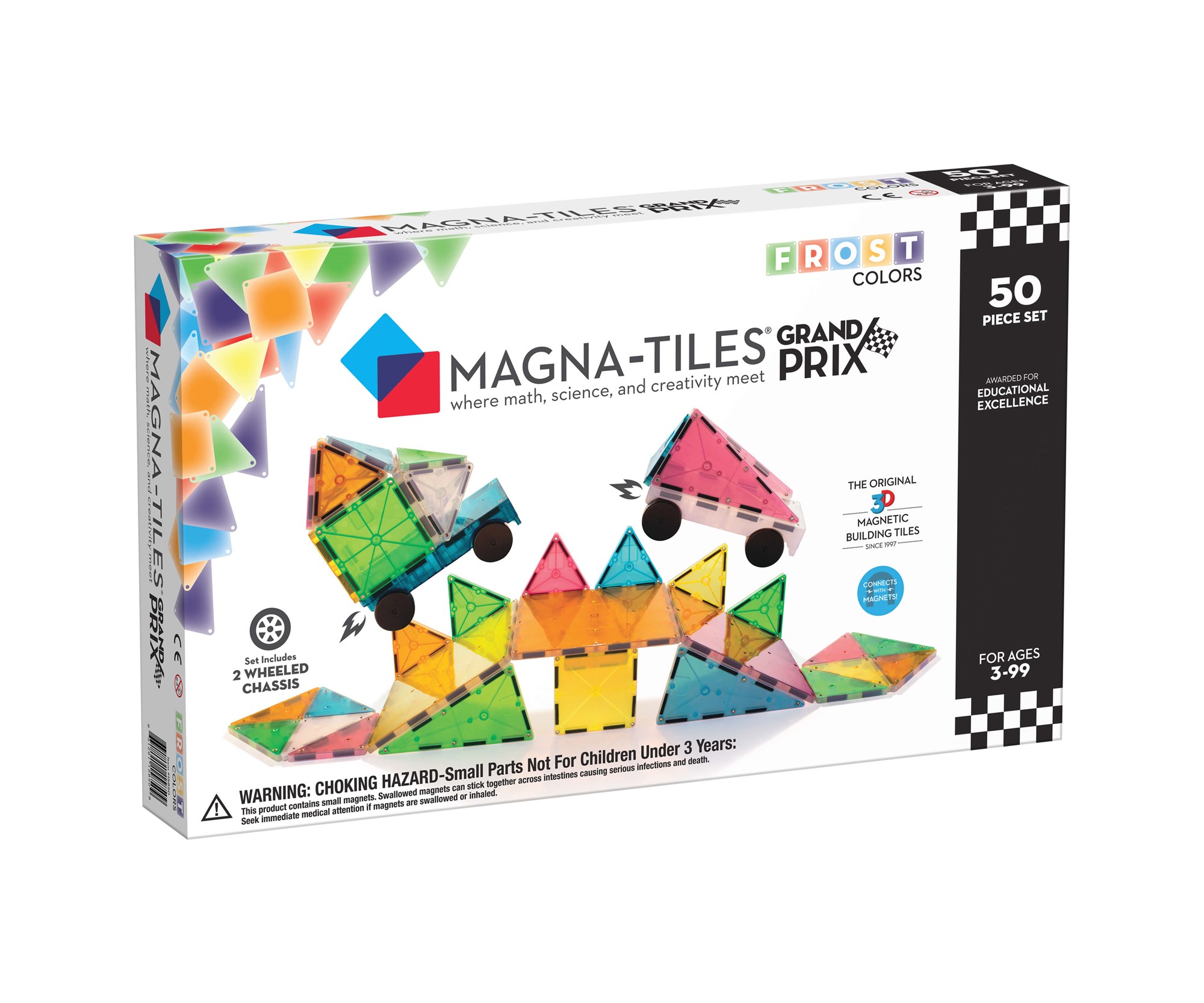 Magna Tiles - 50 stk Gran Prix
