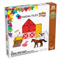 Magna Tiles Farm 25stk inkl. 4 magnetiske dyr