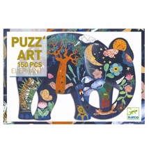 Djeco Puzz'art Elefant - 150 brikker